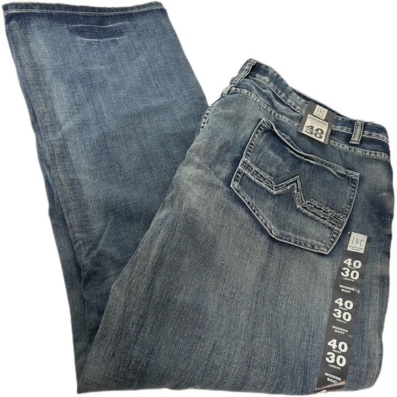 INC International Concepts Jeans Men's 40x30 Copenhagen Modern Boot Denim NWT‎ - Picture 1 of 9